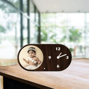 Sublimation Clock - Table top Capsule Shape Design File