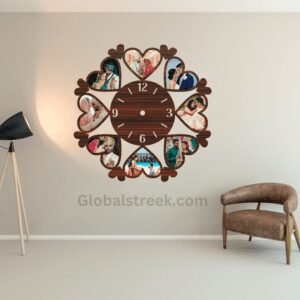 Sublimation Clock - Heart Shape Design File