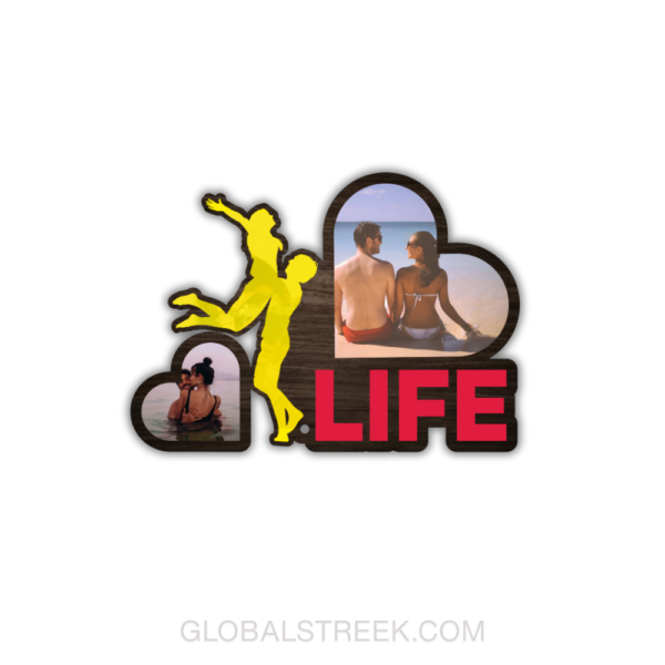 Sublimation Frame Stand - Couple Design File - Image 3