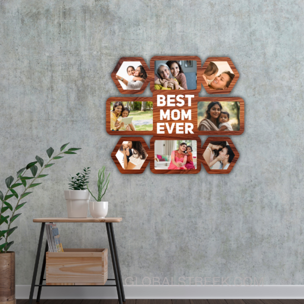 Sublimation Frame - Wall Hanging Best Mom Ever Design Frame File