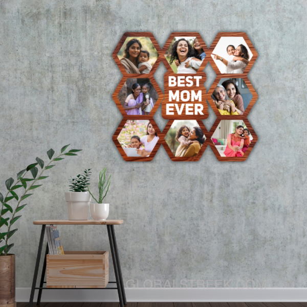 Sublimation Frame - Wall Hanging Best Mom Ever Design Frame File