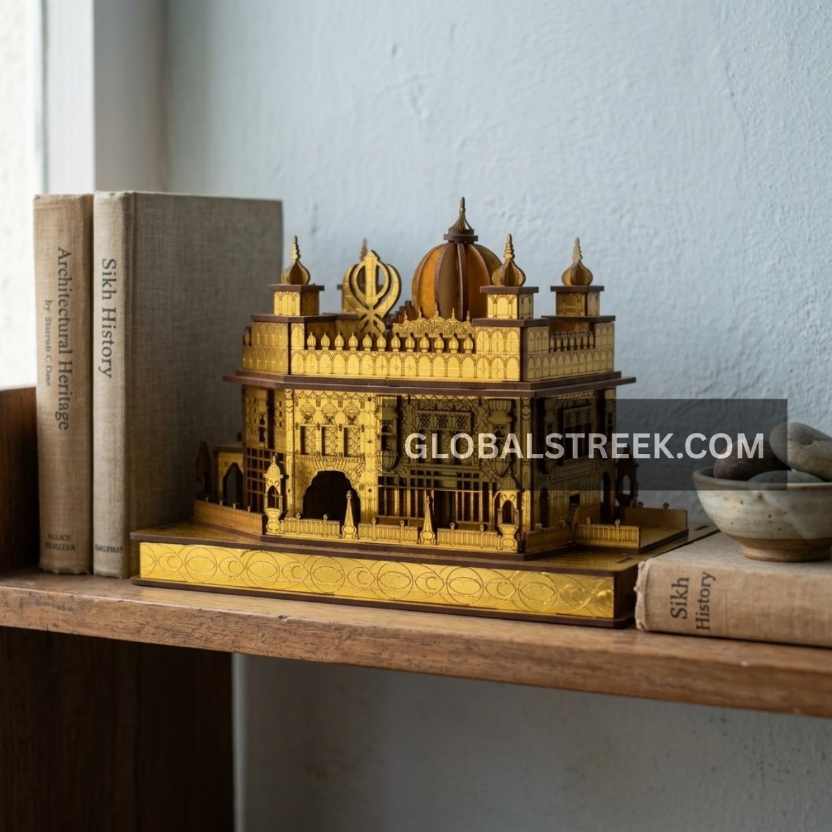 Golden Temple Laser Cutting Design File 3D MDF Model