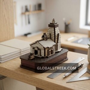 Miniature Kedarnath Temple Laser Cutting File