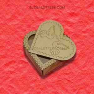 Heart Shape Box Laser cutting Design File