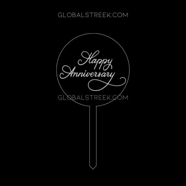 Valentine Acrylic Cake Topper Design File