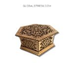 Hexagon MDF 3mm Box DXF File | Laser Cutting CDR File | CNC Design File