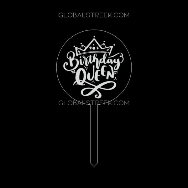 Birthday Acrylic Cake Topper Design File
