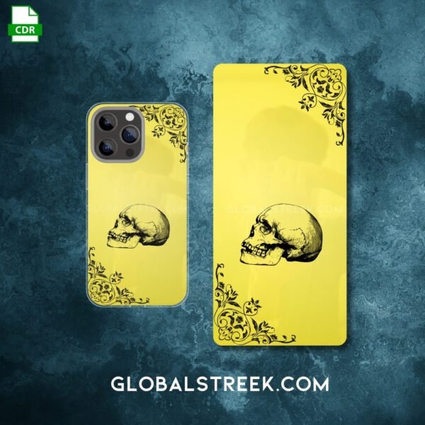 Golden Acrylic Mobile Back Panel Design File