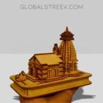 Kedarnath Mandir DXF Laser Cutting File 7x5 Inch MDF Model