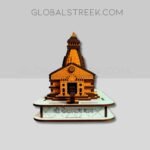 Kedarnath Temple Small 6.5inch CNC and Fiber Laser Cutting File