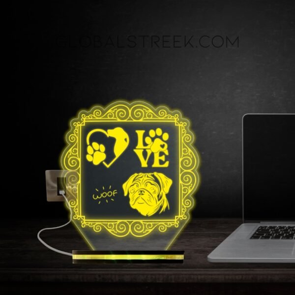 Acrylic Night Lamp Design File