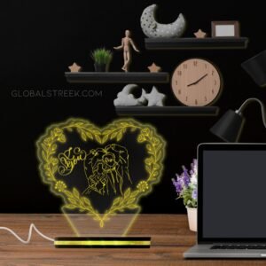 Acrylic Night Lamp Design File