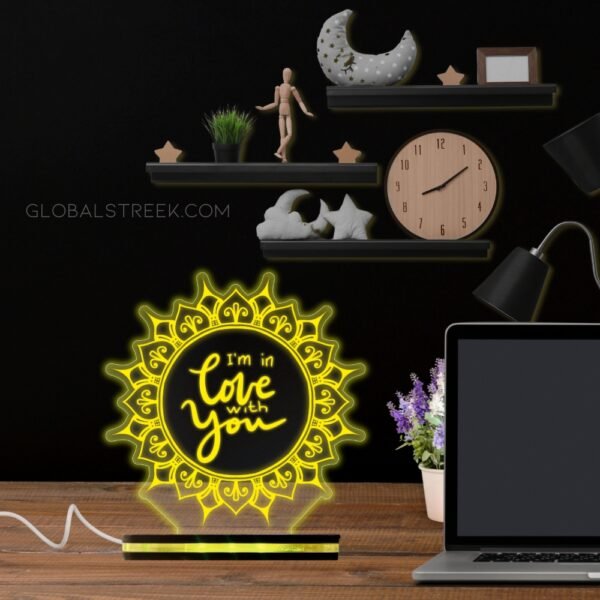 Acrylic Night Lamp Design File