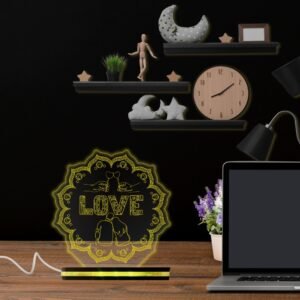 Acrylic Night Lamp Design File