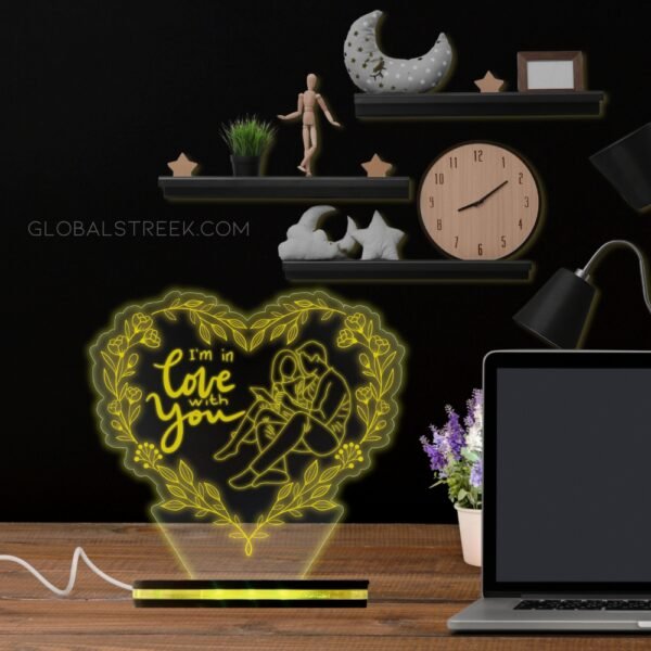 Acrylic Night Lamp Design File
