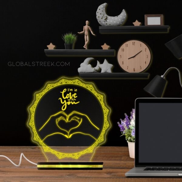 Acrylic Night Lamp Design File