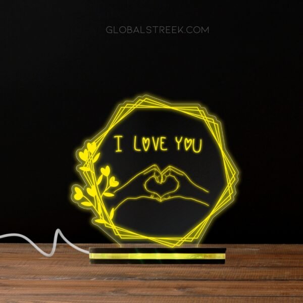 Acrylic Night Lamp Design File