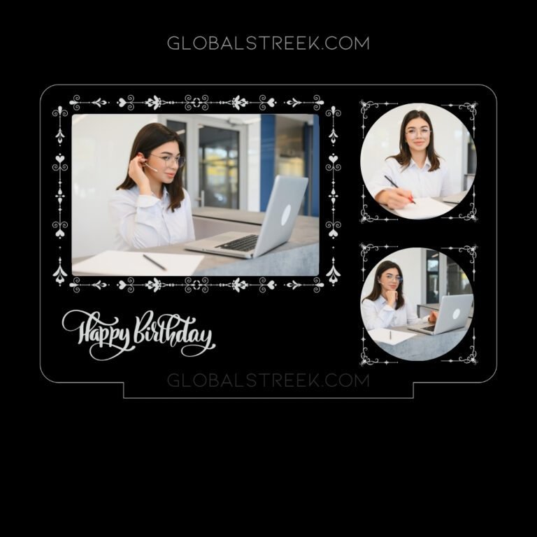 Acrylic LED Night Lamp Photo Frame Design File