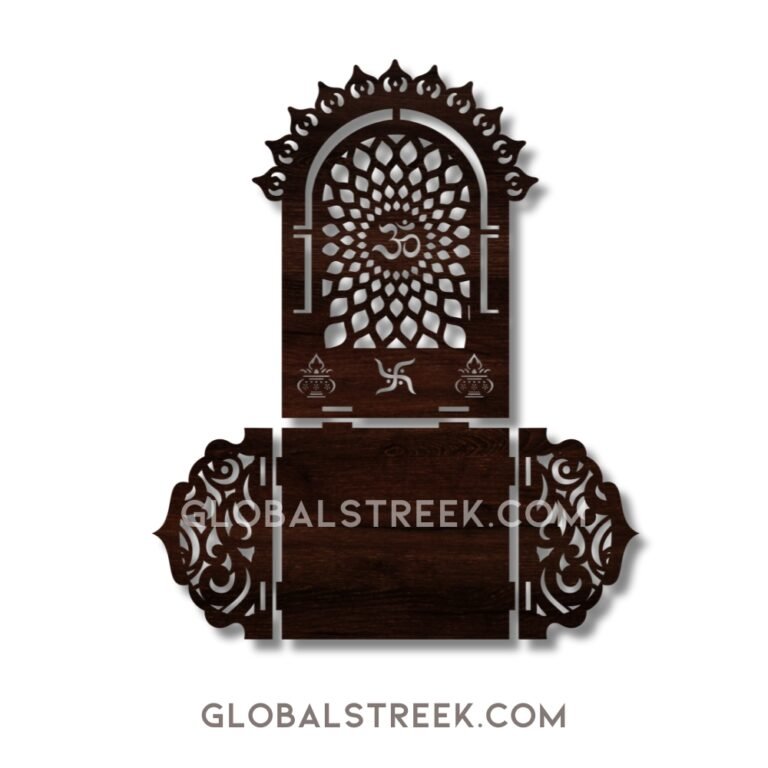 Small Mandir Laser Cutting Design File