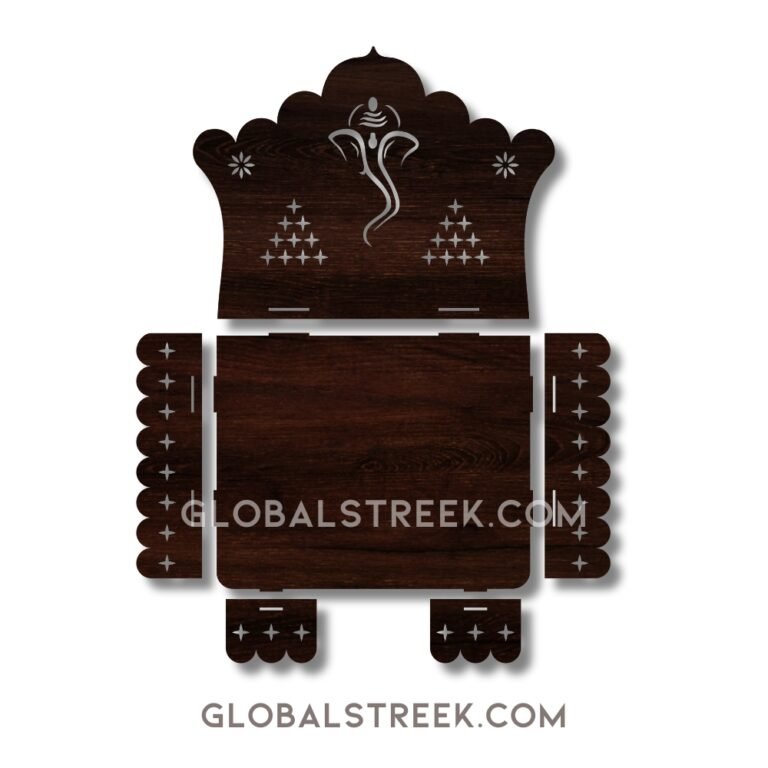Small Mandir Laser Cutting Design File