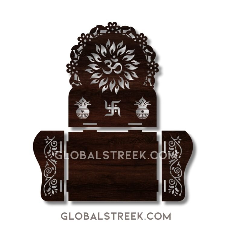 Small Mandir Laser Cutting Design File