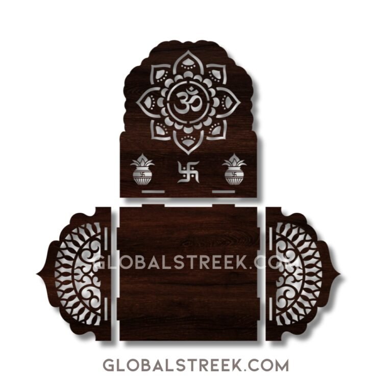 Small Mandir Laser Cutting Design File