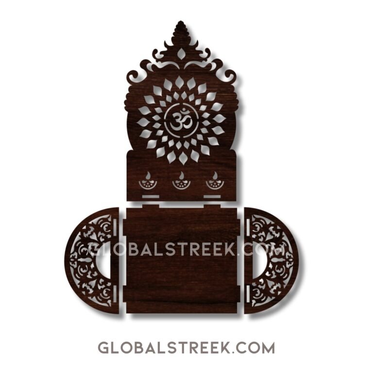 Small Mandir Laser Cutting Design File