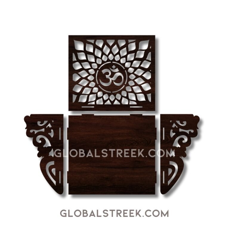Small Mandir Laser Cutting Design File