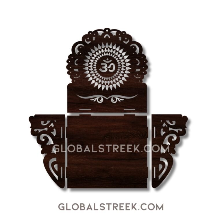 Small Mandir Laser Cutting Design File