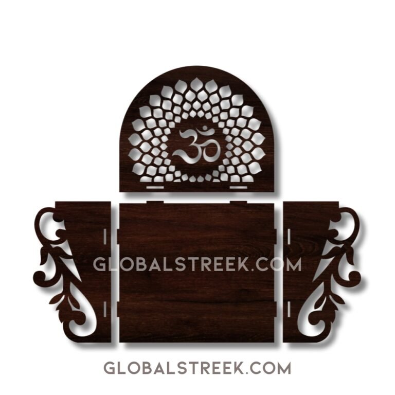 Small Mandir Laser Cutting Design File