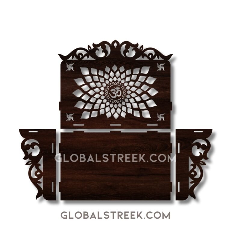 Small Mandir Laser Cutting Design File