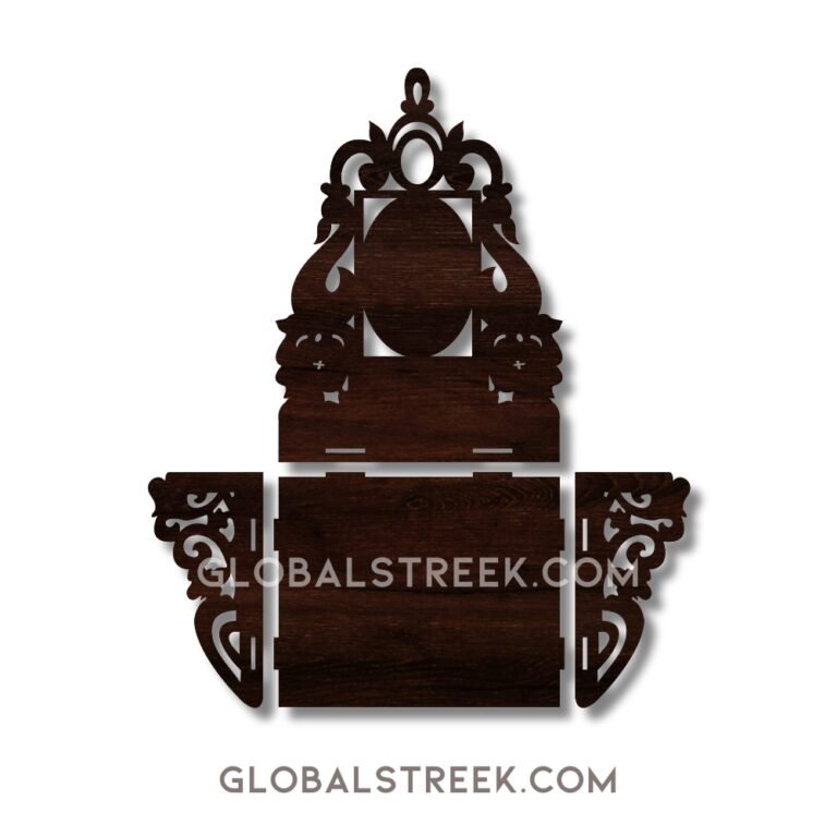 Small Mandir Laser Cutting Design File
