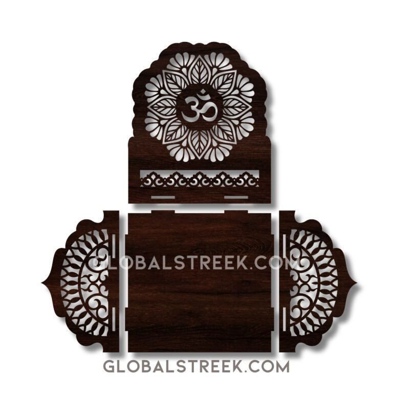 Small Mandir Laser Cutting Design File