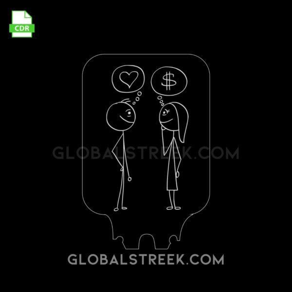 Acrylic Small Night Lamp Design File