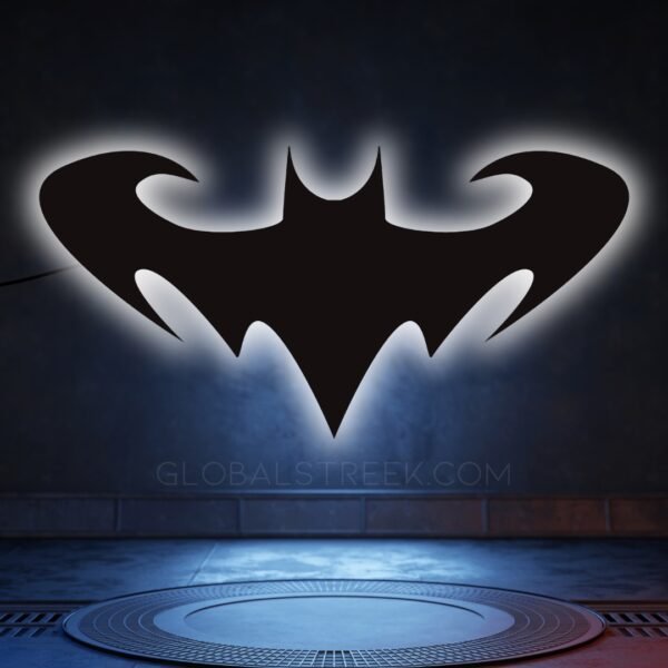 Acrylic Wall Decor for Room (Bat) Design File