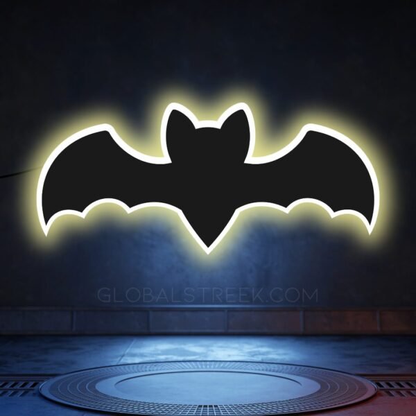 Acrylic Wall Decor for Room (Bat) Design File