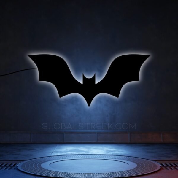 Acrylic Wall Decor for Room (Bat) Design File