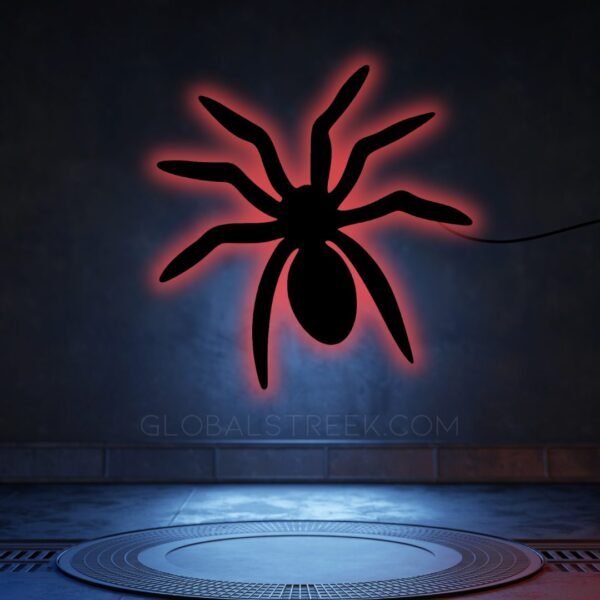 Acrylic Wall Decor for Room (Spider) Design File