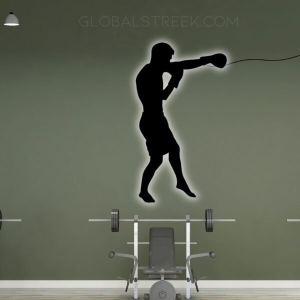 Acrylic Wall Decor for Room (Boxing) Design File