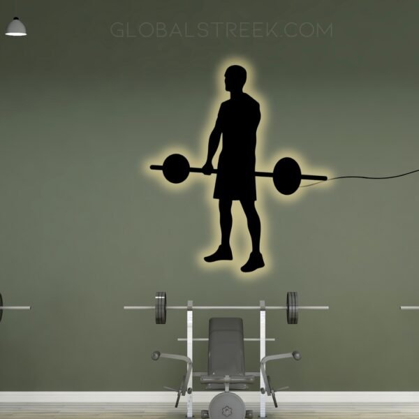 Acrylic Wall Decor for Room (GYM) Design File