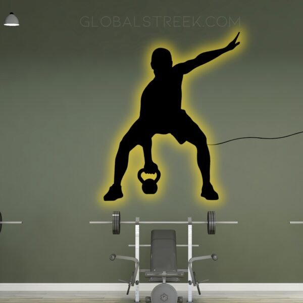Acrylic Wall Decor for Room (GYM) Design File