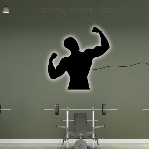 Acrylic Wall Decor for Room (GYM) Design File