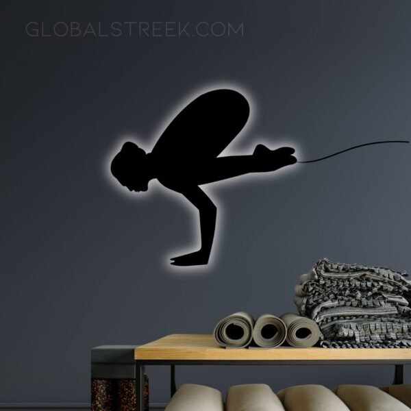 Acrylic Wall Decor for Room (Yoga) Design File