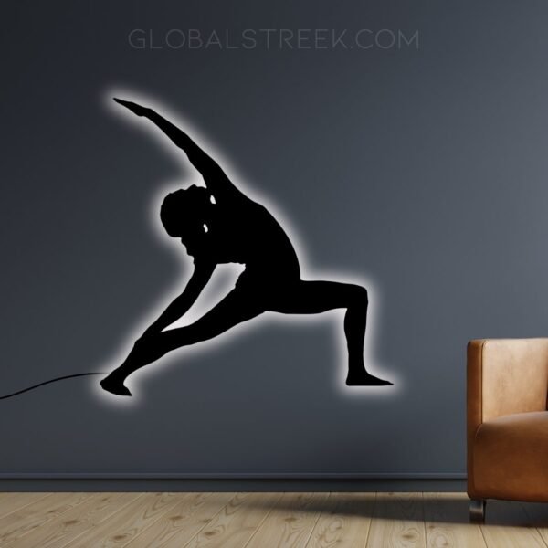 Acrylic Wall Decor for Room (Yoga) Design File
