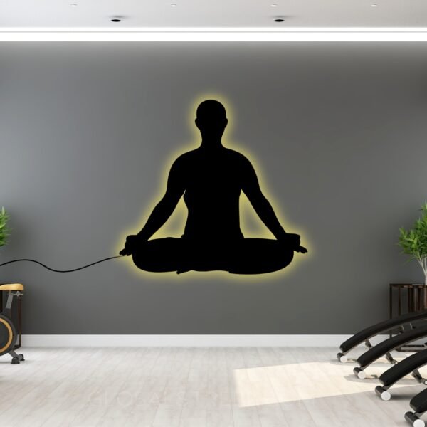 Acrylic Wall Decor for Room (Yoga) Design File
