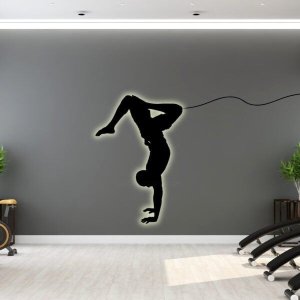 Acrylic Wall Decor for Room (Yoga) Design File