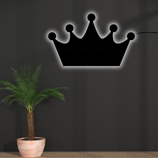 Acrylic Wall Decor (Crown) Design File