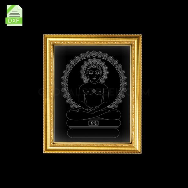 God 2 Acrylic Frame Artwork Laser Design File