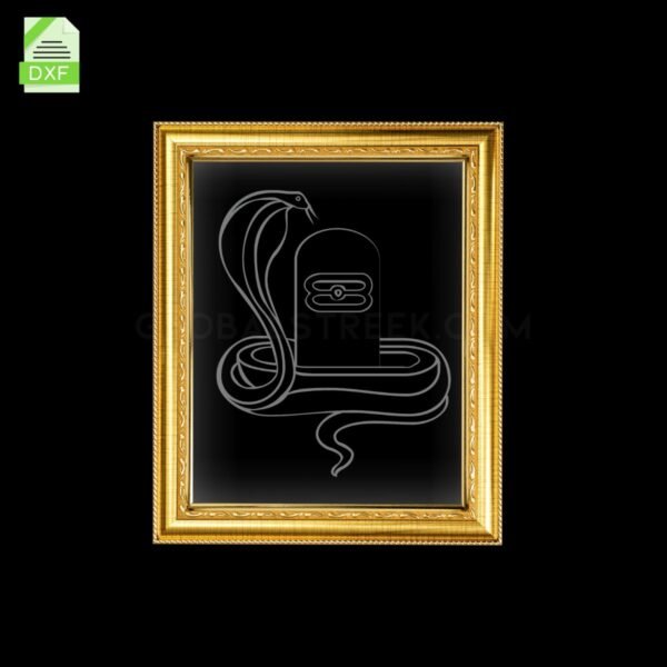 God 5 Acrylic Frame Artwork Laser Design File