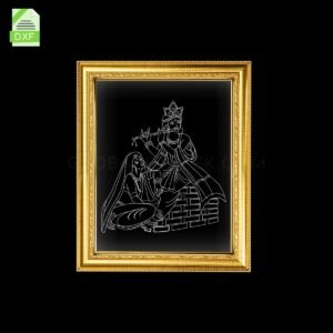 God 8 Acrylic Frame Artwork Laser Design File